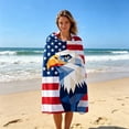thumbnail image 4 of Aufmer Three Tone Theme Printed Swim Towel Fast Dry Fabric Making Large Size Design For Seaside Swimming Pool Outdoor Leisure Activity Wiping Use(31.49x62.99in), 4 of 9