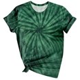 thumbnail image 1 of Birdeem Mode Femme Blouse à Col Rond Imprimé Décontracté T-Shirt Manches Courtes Hauts d'Été, 1 of 3