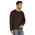 thumbnail image 2 of Inkmeso Men's Long Sleeve Cotton Basic Shirt Lightweight Solid T-Shirts, 2 of 7