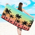 thumbnail image 1 of PRETXORVE European and Double-sided Beach-border Printing Microfiber Beach Swimming, 1 of 3