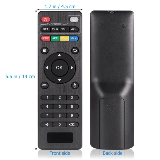 OUNONA Télécommande PC Noire en Plastique pour Usage Quotidien 1Pcs
