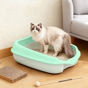 Of Semi Enclosed Cat Litter Suitable For Odor Neutralizing Breathable Materials And Easy To Observe, 50 cm, Green