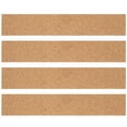 thumbnail image 1 of FRCOLOR cork board strips Light Brown Cork Bulletin Board Strips for Office Use Simple Design Durable and Practical 4Pcs,11.81"X1.97"X0.47", 1 of 4