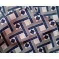 thumbnail image 4 of oneOone Silk Tabby Fabric Diamond & Basketweave Geometric Print Fabric By Yard 42 Inch Wide, 4 of 4
