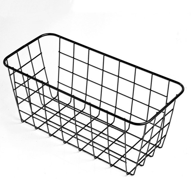 Agiferg No Drilling Wall Hanging Mounted Metal Wire Baskets Kitchen Organization Storage