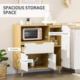 thumbnail image 4 of HOMCOM Armoire pour Micro-Ondes, Armoire de Cuisine avec Tiroir, Armoires de Rangement, 4 of 10