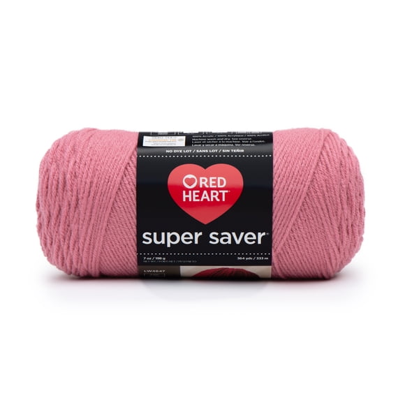 Red Heart® Super Saver® Yarn, Solid, Acrylic #4 Medium, 7oz/198g, 364 Yards