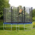 thumbnail image 2 of Costway Trampoline Combiné de 12 Pi avec Filet de Sécurité pour Saut et Saut, avec Coussin à Ressorts et Échelle, 2 of 10