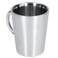 thumbnail image 1 of Coffee Cup, Beer Mug Stainless Steel Double Layer Rustproof  For Kitchen For Household, 1 of 8