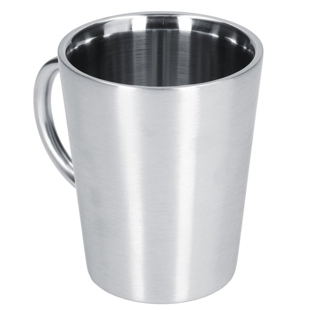 Coffee Cup, Beer Mug Stainless Steel Double Layer Rustproof For Kitchen For Household