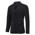 thumbnail image 4 of Mens New England Solid Color High Quality Casual Corduroy Single Breasted Suit, 4 of 8