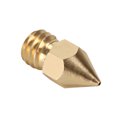 thumbnail image 3 of ziyahihome 3D Printer Nozzle Brass Extrude Head Mini Portable Brass Nozzle Firm Printer Thread, 3 of 9