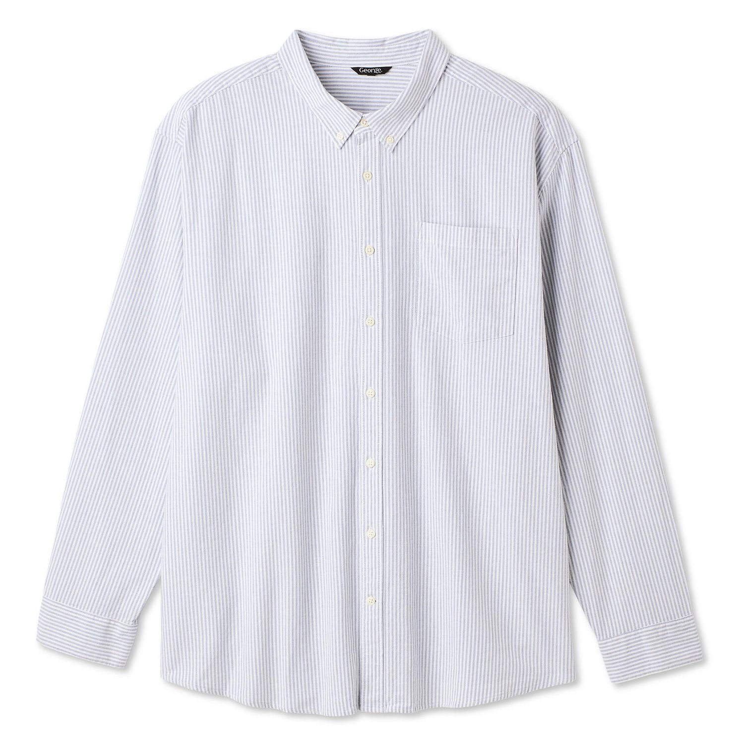 George Big Men's Long-Sleeve Button-Down Shirt