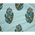 thumbnail image 4 of oneOone Polyester Lycra Fabric Leaves & Floral Block Print Fabric By Yard 56 Inch Wide, 4 of 4