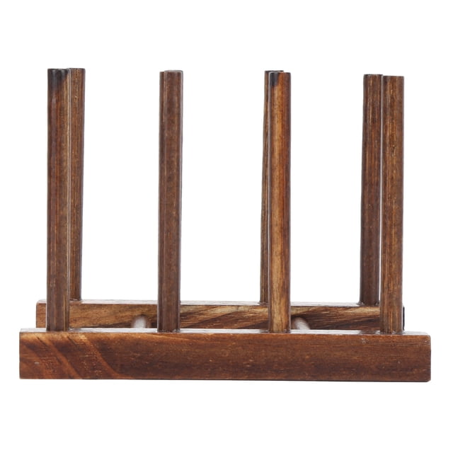 Égouttoir à Vaisselle en Bambou avec Design Pliable Rangement Compact pour Vaisselle, Assiettes, Planches à Découper