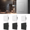 thumbnail image 4 of Interrupteur Variateur Intelligent pour Gradation de Lumière Zigbee Application Travail Maison Gradable 1-3 Gang Gris 2 Gang, 4 of 5