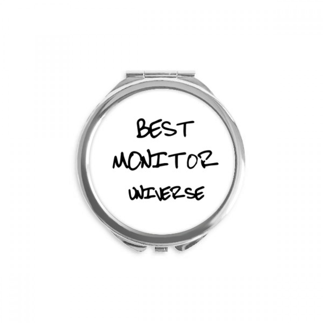 Best Monitor Universe Graduation season Hand Compact Mirror Round Portable Pocket Glass