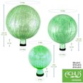 thumbnail image 4 of Achla Designs 12 Inch Gazing Glass Globe Garden Ornament, Light Green, 4 of 5