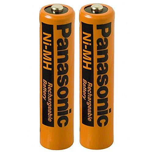Panasonic HHR-75AAA/B-4 Ni-MH Rechargeable Battery for Cordless Phones, 700 mAh (Pack of 2)