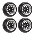 thumbnail image 3 of RC Drift Tire, 1/28 RC Tire High Wear Resistance Stable Durable  For Rough Road Black, 3 of 8