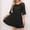 Black, variant on Summer Dress for Women DYTTDG Women's Sequin Dress Round Neck Short Sleeve Loose Party Mini Dresses Great Gifts for Less Rose Gold,S