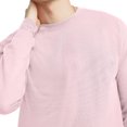thumbnail image 4 of Hanes Mens EcoSmart Fleece Crewneck Sweatshirt, L, Pale Pink, 4 of 5