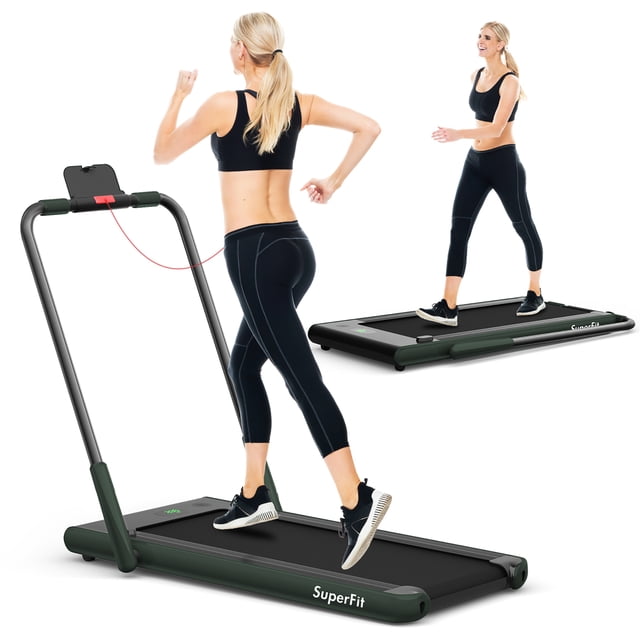 Superfit Tapis Roulant 2,25 Hp 2 en 1 Pliant sous le Bureau avec Télécommande Application