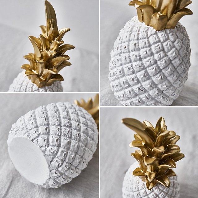 Resin Craft,Nordic Modern Resin Pineapple Home Creative Decor Retro Decoration Unbeatable Value