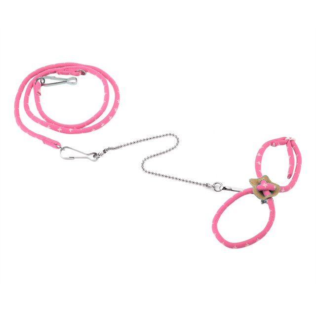 Rat Harness, Hamster Harness, Adjustable Small Rat Mouse Training Leash with Finder Bell Guinea Pig Harness Hamster Rope Harness Animal Harness for Pet Hamster Car