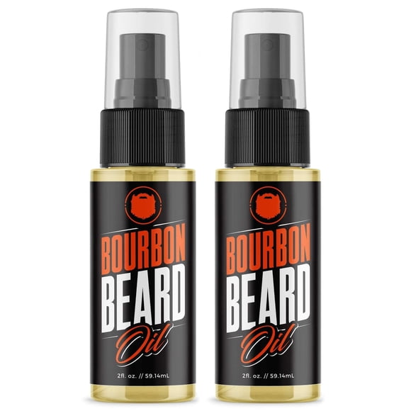 Wild Willies Premium Beard Oil (Bourbon Cedar) 2-Pack - Natural Organic Ingredients & Essential Oils Healthy Beard Growth stops Itch & Dandruff - Deep Softener & Restores Moisture-2 FlOz