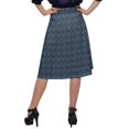 thumbnail image 3 of Moomaya Jupe Imprimée pour Femmes en Poly Spandex Tenue Décontractée Jupe d'Été pour Filles, 3 of 5