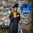 thumbnail image 1 of Graduation Party Door Sign | Wooden Hanging Plaque for Graduation Season Decor | Congratulations Graduate Wall Decoration | 30cm Circular Sign for Home, Party Table, or Yard, 1 of 5