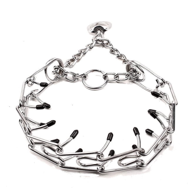 Dog Choke Collar Prong Dog Training Collar Dog Pinch Collar Dog Chain Collar Dog Collar Dog Prong Collar Stainless Steel Adjustable Dog Choke Collar Pinch Training Collar For Small