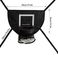 thumbnail image 4 of IMENGL Trampoline Basketball Hoop Adjustable Removable Basketball Ring Children's Trampoline Accessories Games For Outdoors 55 65 75 85 Cm,60 X 60cm,12er Pack Reliable Construction Strength The ba, 4 of 9