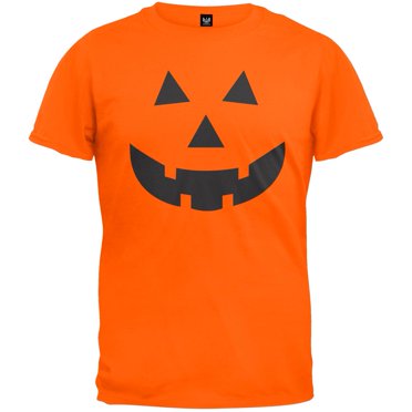 Halloween Pumpkin Jack-O-Lantern Face T-Shirt