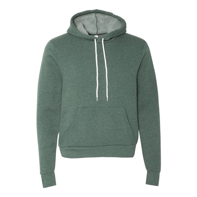 Bella Canvas 3719 Unisex Poly-Cotton Fleece Pullover Hoodie, 2XL