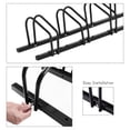 thumbnail image 4 of Gymax 6 Bike Bicycle Stand Parking Garage Storage Cycling Rack Black, 4 of 10