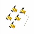 thumbnail image 1 of Guide-câble de Vélo Hydraulique Support de Tuyau de Frein Clips de Fil Pinces Or, 1 of 1