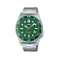thumbnail image 1 of Casio Standard Analog Stainless Steel Green Dial Quartz MTD-135D-3AV Men's Watch, 1 of 1