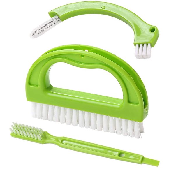 Brosses pour Carrelage (3 en 1) Nettoyeur de Joints pour Nettoyage en Profondeur