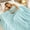 Green, variant on Cooling Polyester Blanket for Hot Sleepers Breathable Heat Absorbing Wicks Away Night Sweats Light Summer Bed