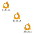 thumbnail image 4 of Maoww Bike Adapter Plate Chain Guide Aluminum Alloy Conversion Replacement Parts Biking Portable Repairing Accessory Gold 3Set, 4 of 6