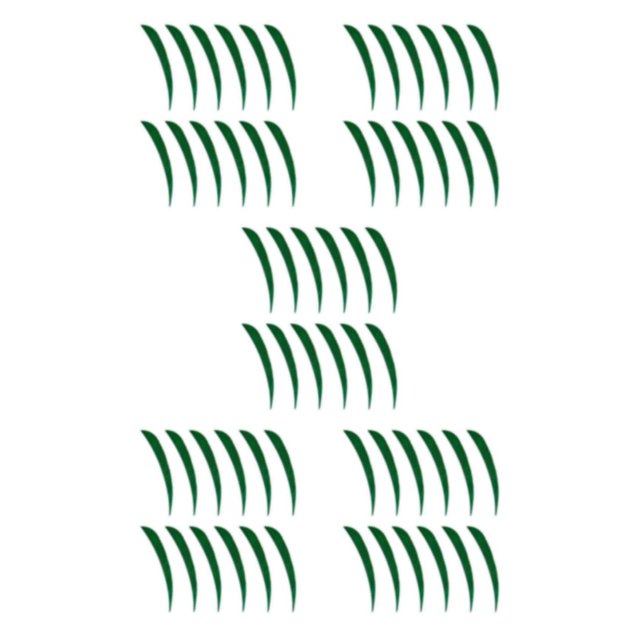 ZheElen 12pcs 3inch Archery Turkey Feathers Fletchings Vanes Dark Green 3 Inch 5Set