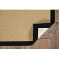 thumbnail image 5 of Athena Sisal & Black 4' x 6' Accent Rug, 5 of 5