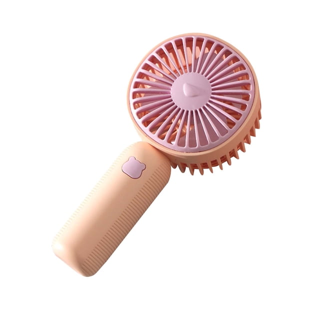 Dvkptbk Portable Fan Handheld Pocket Mini Fan Portable with Bracket Desktop USB Charging Fan