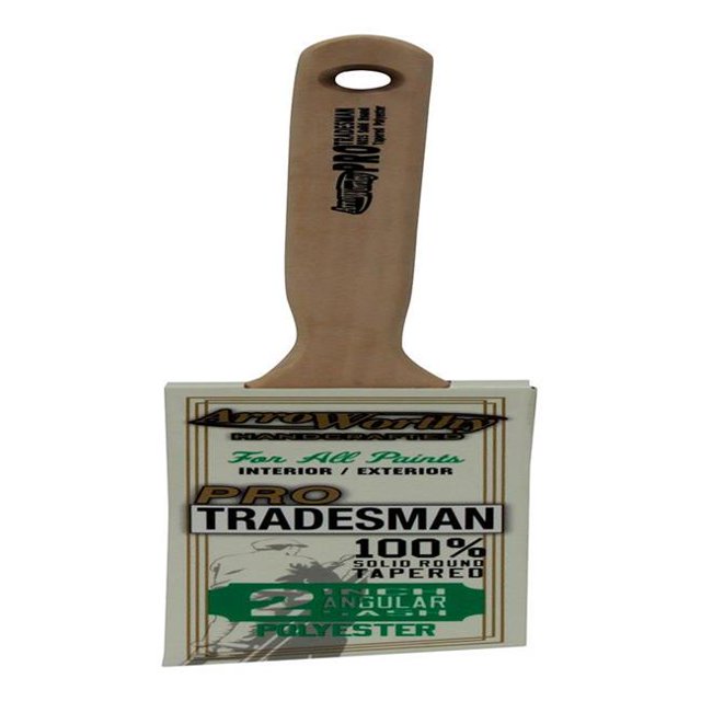Arroworthy 1807130 Pro Tradesman 2 in. Angle Polyester Blend Paint Brush