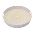 thumbnail image 3 of Hometrends Lemon Bamboo Melamine Round Tray 15.75 Inch 1pc, 3 of 4