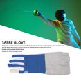 thumbnail image 3 of Sabre Fencing Glove Padded With Anti Slip Design Durable Knitted Fabric Comfortable Fit For Training And Competitions, 3 of 8