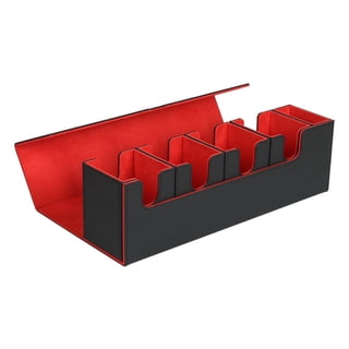 Boîte de rangement pour cartes à collectionner, plus de 24 000 cartes pour affichage Commander, organiseur de cartes à collectionner avec 60 intercalaires, étiquettes et rubans, boîte de rangement