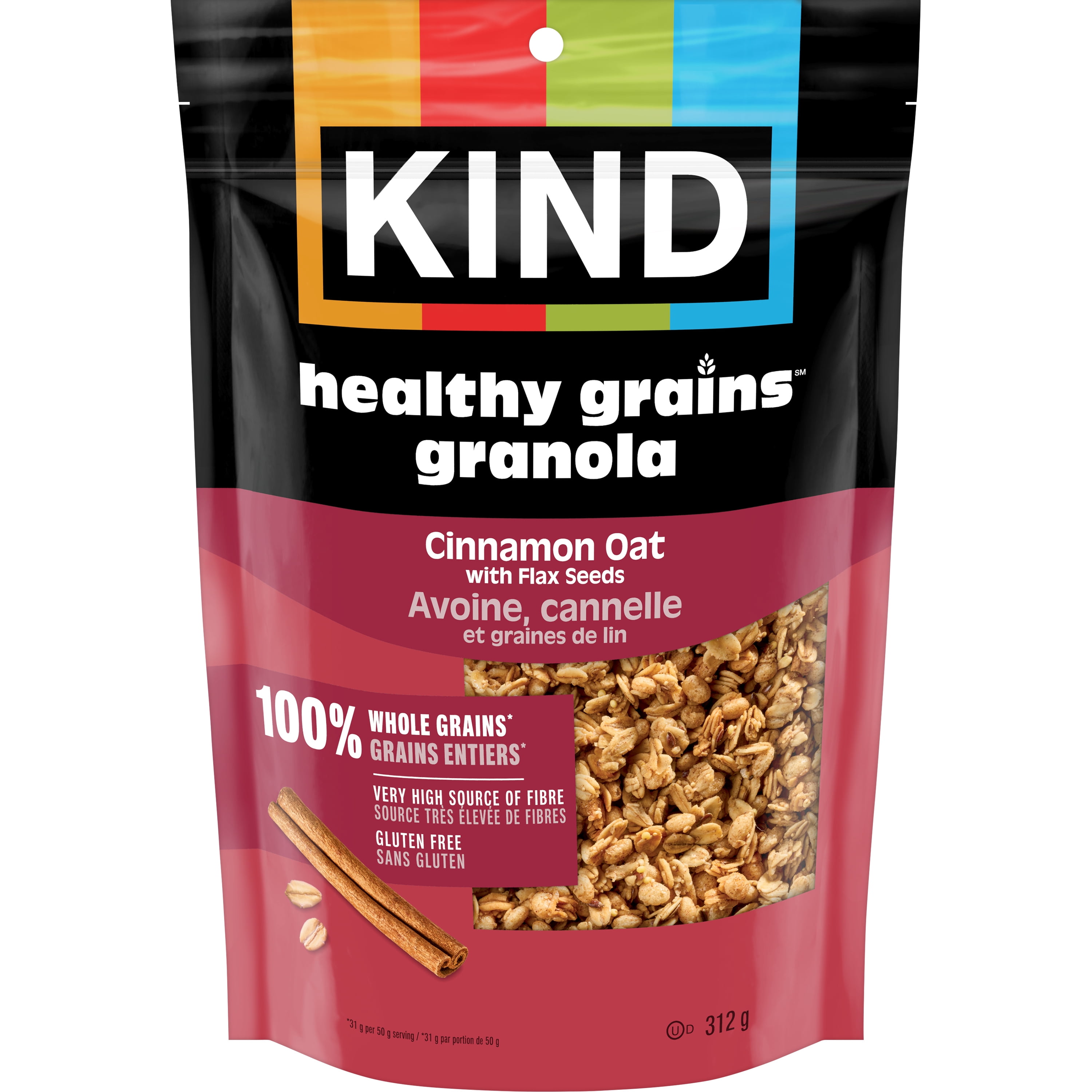 KIND Cinnamon Oat with Flax Seeds Granola, 312g Bag